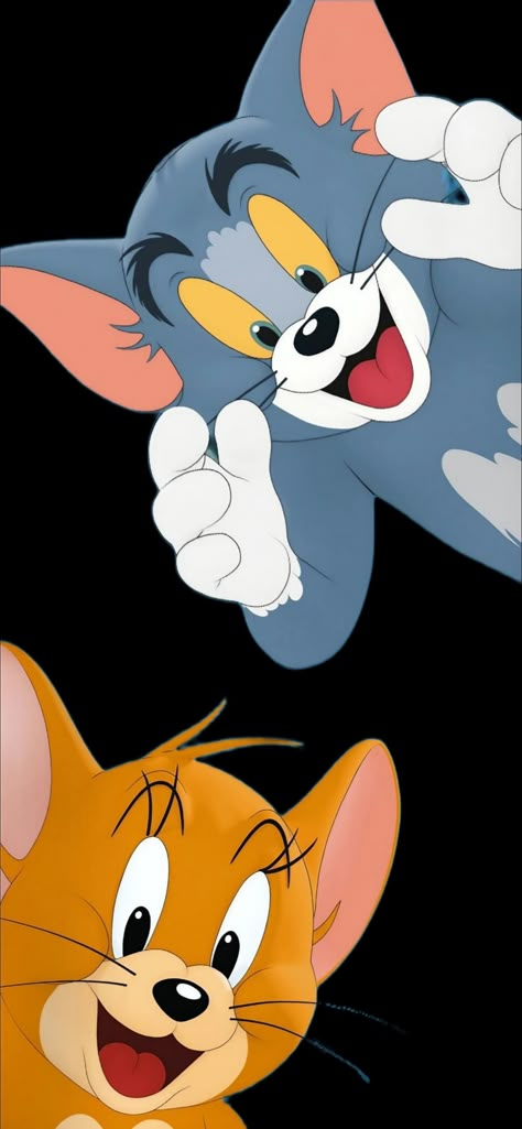 Tom And Jerry Kids, Tom And Jerry Photos, Desenho Tom E Jerry, Looney Tunes Wallpaper, Tom And Jerry Pictures, Iphone Cartoon, Tom And Jerry Wallpapers, Old Cartoon Shows, Tom Et Jerry