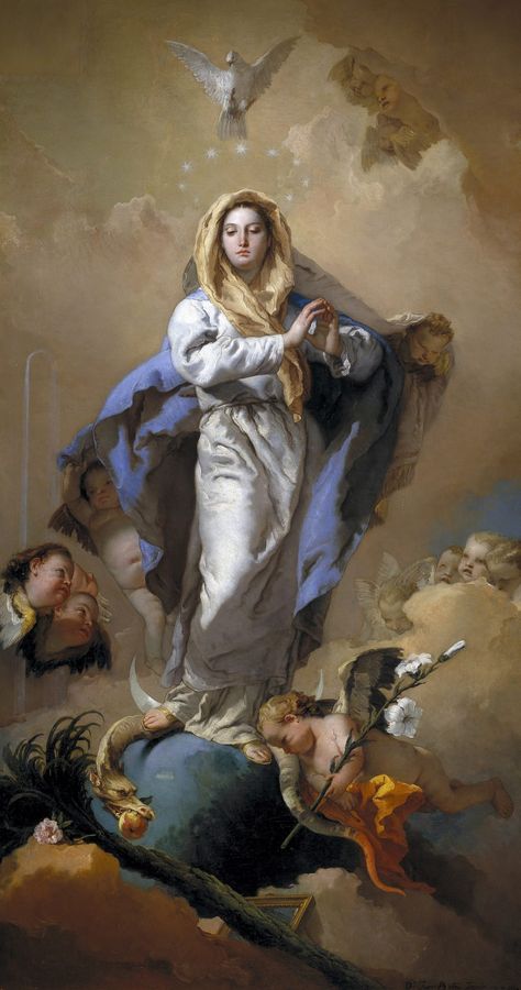 Mother Mary Images, Catholic Pictures, Religious Artwork, Jesus And Mary Pictures, Catholic Images, Religious Paintings, Immaculate Conception, Baroque Art, Mary Magdalene