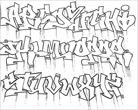 Easy Graffiti Letters, Rap Logo, Graffiti Alphabet Wildstyle, Typography Sketch, Easy Graffiti, Graffiti Lettering Alphabet, Graffiti Art Letters, Graffiti Wildstyle, Lettering Styles Alphabet