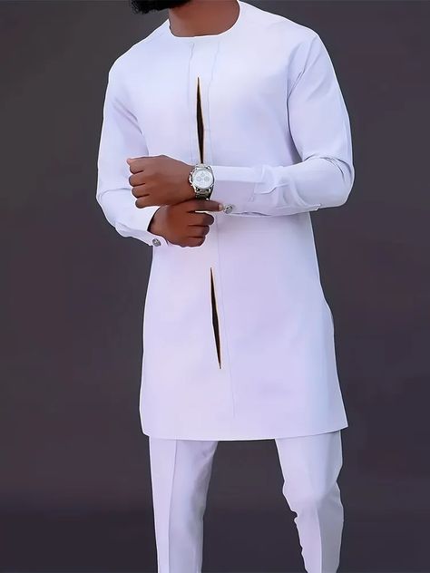 Suit Traditional, Senator Wears, Costume Africain, African Suit, Outfit Suit, Sets Outfit, African Wear Styles For Men, Latest African Men Fashion, African Dresses Men