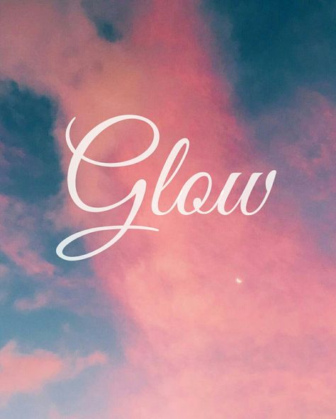 Glow Glow Sayings, Glow Up Sayings, You Glow Different Quote, Glow Getter Quote, Neon Light Quotes Inspiration Glow, Glowing Tips, Word Names, 2024 Word, 2025 Manifestation