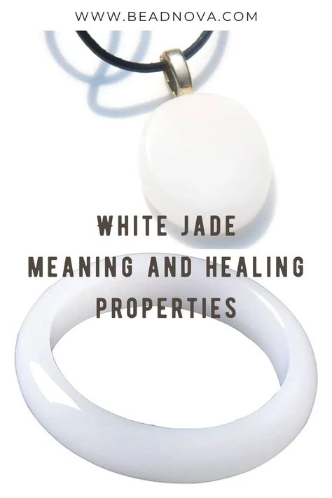 White jade is one of the most compelling healing stones and is believed to offer many incredible benefits and properties. This article explores its history, meaning, healing properties, and uses. #whitejade #crystal #jade #gemstone White Jade Crystal Meaning, Spiritual Awakening Higher Consciousness, Wicca For Beginners, Jade Meaning, Metaphysical Spirituality, Spells For Beginners, Jade Crystal, Energy Healing Reiki, Gemstone Meanings