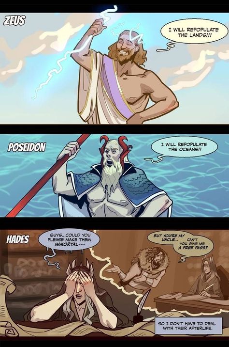 Modern Greek Mythology Art, Greek Gods Comics, Giant Holding Person, Greek Myths Art, Greek Mythology Comics, Greek Gods And Goddesses Art, Percy Jackson Greek Gods, Greek Gods Fanart, Greek Mythology Art Drawing