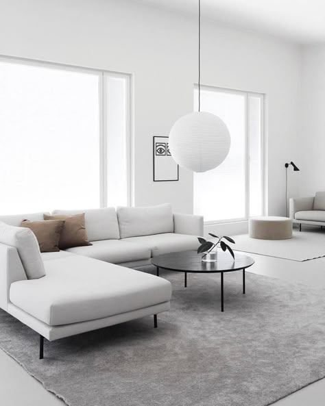 minimalist white living room ideas designwash White Sofa Living, White Living Room Ideas, White Sofa Living Room, Pinterest Living Room, Minimal Living Room, Modern Minimalist Living Room, Minimal Living, Room White, Living Room Design Decor