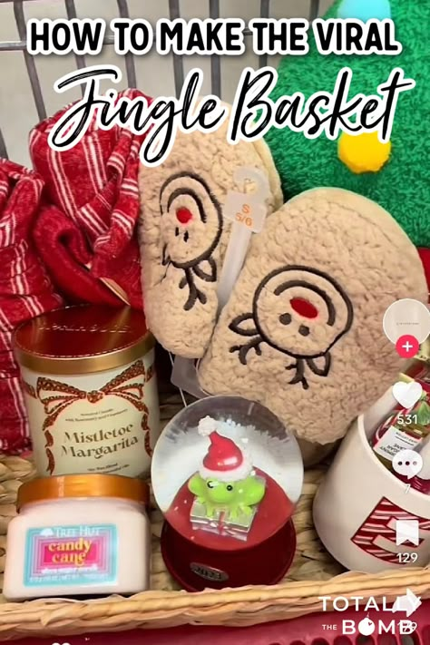 Here's How To Make Your Kids The Viral 'Jingle Basket' Everyone is Talking About Jolly Basket Ideas, Jingle Baskets For Kids, Jingle Baskets For Him, Kids Burr Basket, Jingle Basket Ideas, Christmas Basket Ideas For Kids, Brrr Basket Ideas For Boys, Jolly Basket, Jingle Baskets