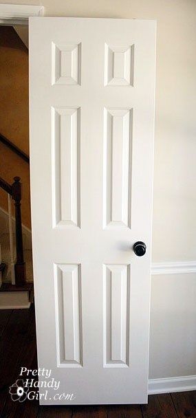 How To Repaint Doors, Paint Doors Interior Ideas, Painting 6 Panel Interior Doors, Repaint Interior Doors, How To Paint 6 Panel Interior Doors, How To Repaint Interior Doors, Best Way To Paint Doors, Repainting Interior Doors, White Door Design