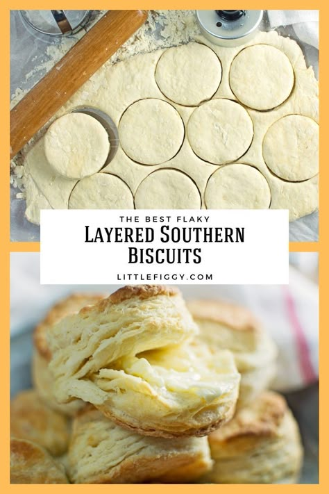 Dry Biscuit Mix Recipe, Copycat Grands Biscuits, Biscuits Southern, Baking Biscuits, Homemade Biscuits Recipe, Homemade Buttermilk Biscuits, Southern Breakfast, Southern Biscuits, Flaky Biscuits