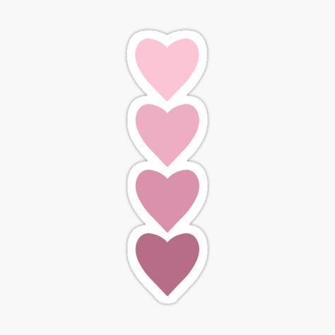 Heart Aesthetic Sticker, Pink Stickers Printable, Pink Stickers Aesthetic Printable, Pink Printable Stickers, Cute Pink Stickers, Pink Aesthetic Stickers, Aesthetic Journal Stickers, Pink Heart Aesthetic, Pink Heart Sticker