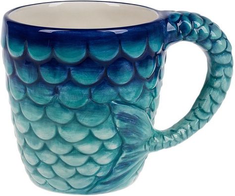 Mermaid Tail Mug too cute #affiliate #mermaid #mugs #coffee #tea #homedecor #home #kitchen #mug #mermaidmug #cup #beachdecor Mermaid Coffee Mug, Mermaid Mug Ceramics, Mermaid Ceramics, Mermaid Cup, Mermaid Things, Mermaid Mug, Mermaid Mugs, Mermaid Stuff, Mermaids And Mermen