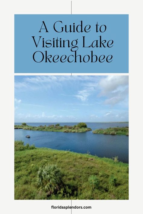 Considering Visiting Lake Okeechobee? With its incredible size and abundance of nature, this lake and vicinity might become your favorite. Okeechobee Florida, Florida Road Trip, Travel Florida, Florida Travel, Road Trip, Things To Do, Florida, The Incredibles, Lake