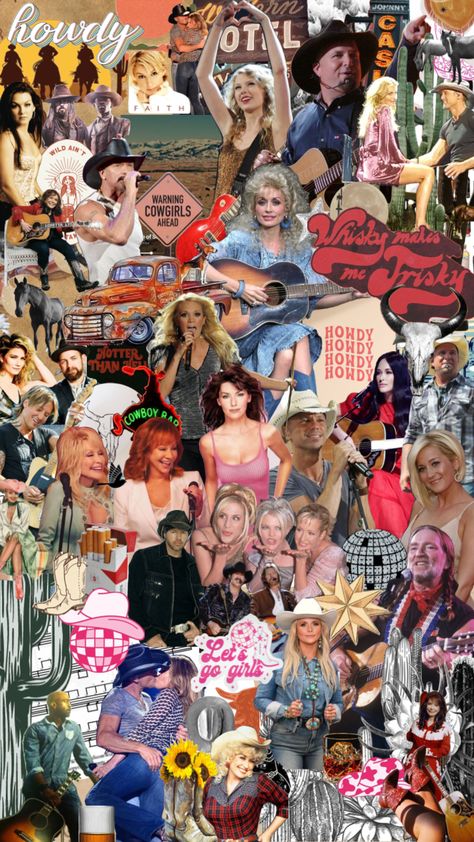 country music 90s Country Wallpaper, 90s Country Music Theme Party, 90s Country Theme Party, 90’s Country, Country Music Theme Party, Vintage Country Music Aesthetic, 90s Country Fashion Women, 32 Birthday Ideas, Country Music Collage