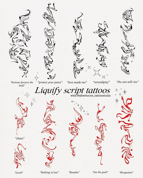 Liquified script tattoos ✨ #melbournetattoo #melbournefinelinetattoo #finelinemelbourne #finelinemelbournetattooartist #liquifiedtattoo… | Instagram Liquify Tattoo, Elian Script Tattoo, Laufey Tattoo, Tattoo Diagram, Toile Tattoo, Script Arm Tattoo, Back Script Tattoo, Script Tattoo Ideas, Linear Tattoos