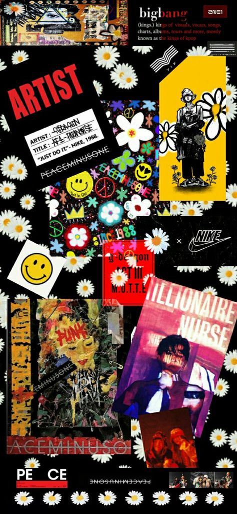 Peaceminusone Wallpaper, G-dragon Aesthetic, Bigbang Wallpapers, G Dragon Cute, Dragon Wallpaper Iphone, Dragon Wallpaper, Bigbang G Dragon, G-dragon, Daisy Wallpaper