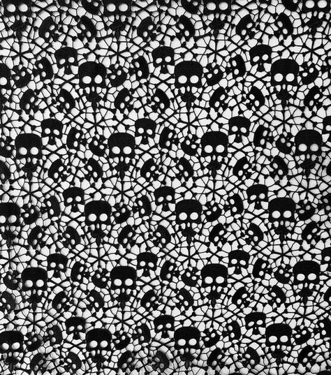 Fabric Pentacle, Torn Lace Fabric, Lace Fabric Pattern Mood Fabrics, Lace Fabric Pattern, Halloween Merch, Glam Halloween, Pattern Aesthetic, Lace Skull, The Witching Hour