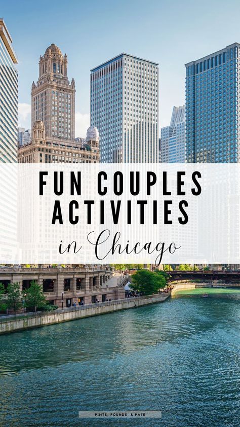 Fun Things to Couples to Do in Chicago #chicago #chicagoillinois #chicagotravel Romantic Chicago Weekend, Date Night In Chicago, Chicago Date Night, Chicago Date Ideas, Date Ideas Chicago, Must Do In Chicago, Chicago Weekend, Couples Things To Do, Weekend Getaways For Couples