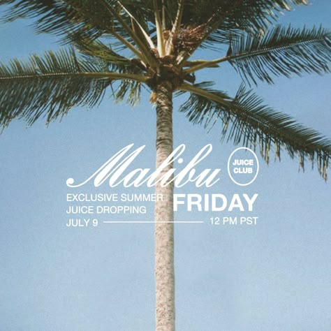 malibu juice club exclusive drop graphic design font and logo inspo -- so stunning, love these chic and organic modern fonts Beachy Vibes Aesthetic, Malibu Juice Club, Club Graphic Design, Beachy Logo, Under Your Spell, Beachy Vibes, Font Inspiration, Life Well Lived, Letter Logo Design