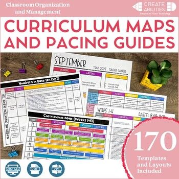 2UEJULY EDITABLE Curriculum Maps and Pacing Guides by Create-Abilities Curriculum Mapping Template, 7th Grade English, Pacing Guide, English Curriculum, Learning Targets, Curriculum Mapping, Organization And Management, Grade Book, The Font