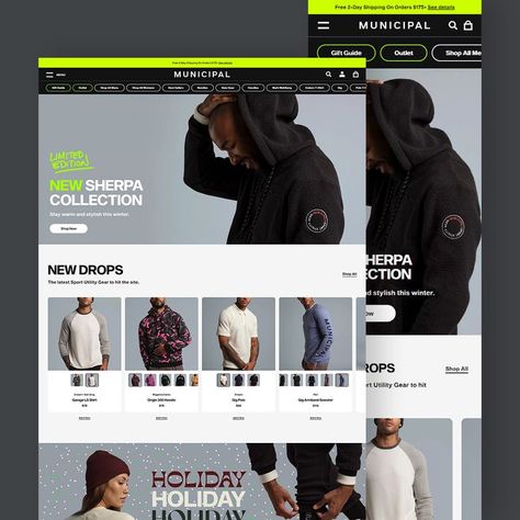 Sports Apparel Website Design, Ux Designer Outfit, Product Gallery Web Design, Clothing Email Design, Streetwear Website Design, Web Design Clothing, Clothing Website Design Inspiration, Clothing Brand Website Design, Apparel Website Design