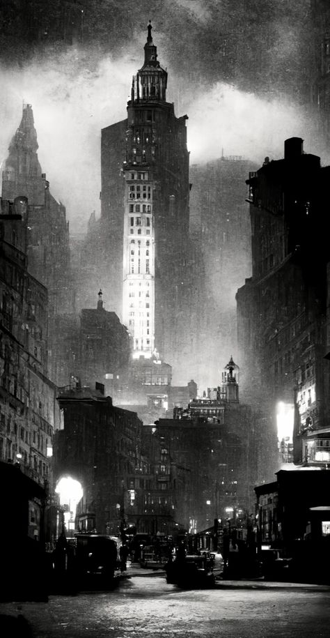 1920s New York, Film Noir Photography, 1920s Aesthetic, Noir Photography, New York Aesthetic, Dieselpunk, Gotham City, White Photo, Gatsby