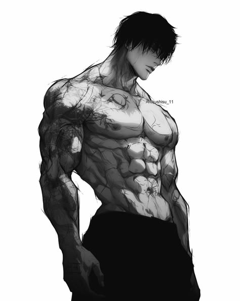 Muka Lelaki, Gym Wallpaper, Gym Art, Body Sketches, 다크 판타지, Anime Guys Shirtless, Guy Drawing, Character Design Male, Cool Anime Pictures