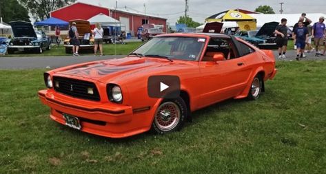 One of only 4,313 King Cobra Mustangs produced this Orange pony car is one very interesting piece of American automotive history. See the video for more info. Hood Scoop, 1965 Mustang, Ground Effects, Mustang Ii, Classic Mustang, King Cobra, Digital Clock, Pony Car, Mustang Cars