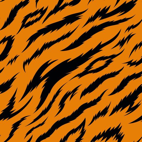 Tiger stripes seamless vector pattern | free image by rawpixel.com / manotang Tiger Pattern Design, Tiger Texture, Tiger Stripes Pattern, Motif Vector, Tiger Vector, Tiger Skin, Tiger Pattern, Bengal Tiger, Tattoo Cover