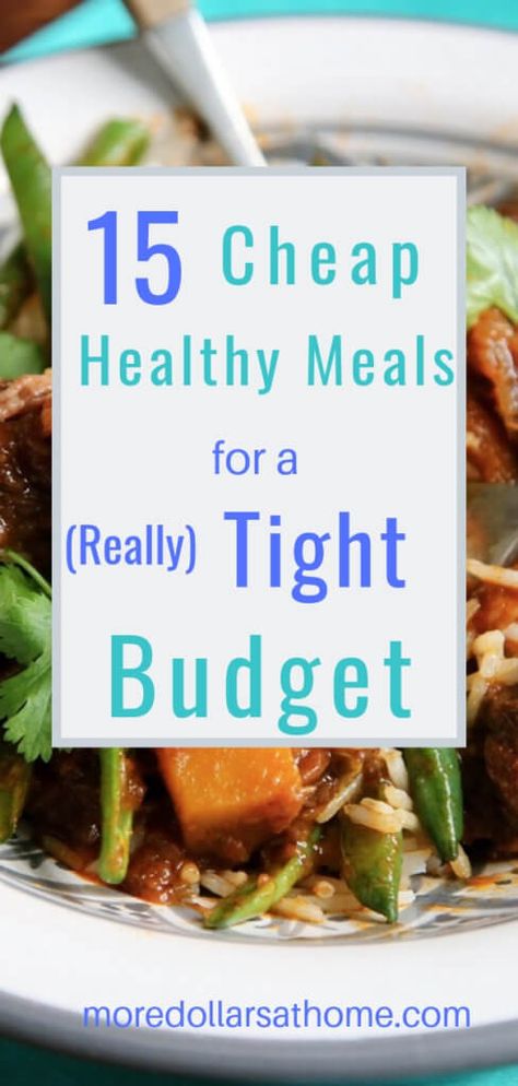 Frugal Healthy Meals, Easy Meals To Make, Eating On A Budget, Affordable Recipes, Dinner Choices, Healthy Budget, Healthy On A Budget, Meals On A Budget, Frugal Recipes