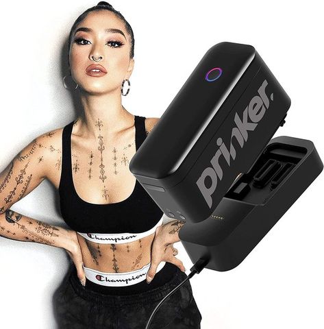 Temporary Tattoo Printer #gadget Tattoo Printer, Technology Devices, Create Your Own Tattoo, Custom Temporary Tattoos, Full Back Tattoos, Coolest Gadgets, Tattoos For Kids, Amazing Tattoos, Tattoo Love