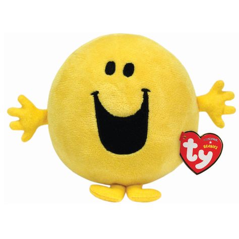 Mr Happy Beanie Plush Toy Mr Happy, Little Miss Characters, Murakami Flower, Rc Vehicles, Yellow Gifts, Paint Brush Art, Japanese Gifts, Mr Men, Cute Stuffed Animals