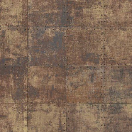 Steel Tile Wallpaper, Gold Men Background, Dramatic Wallpaper, Weathered Steel, Industrial Wallpaper, Steel Tiles, Rustic Wallpaper, Modern Texture, Graphic Background, Tile Wallpaper