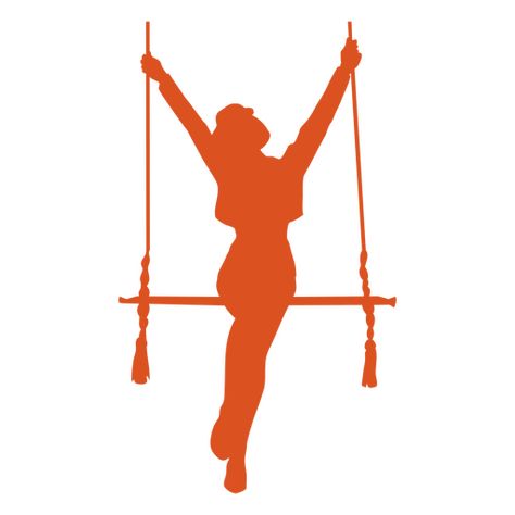 Circus silhouette orange trapeze artist PNG Design Circus Silhouette, Aerialist Workout, Flexibility Routine, Trapeze Artist, Fitness Design, Workout Regimen, Fit Board Workouts, Streetwear Tshirt, Create T Shirt