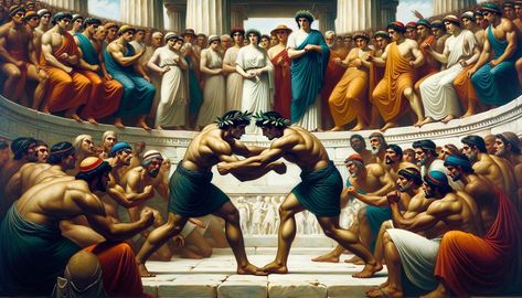 Discover the captivating world of ancient Greece and immerse yourself in the revered sport of boxing. From its humble beginnings ... Read more Ancient Greek Olympic Games, Ancient Olympics, Olympic Boxing, Thasos, Greek Culture, Military Training, Humble Beginnings, Olympic Champion, Popular Sports