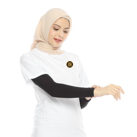 Rightbox, Manset Tangan Tebal Berkualitas/ Manset Tangan Polos/ Sarung Lengan Manset Lengan, Hand Socks, Work Uniforms, Shirt Cuff, Arm Cuff, Muslim Fashion, Hijab Fashion, Navy And White, Cotton Material