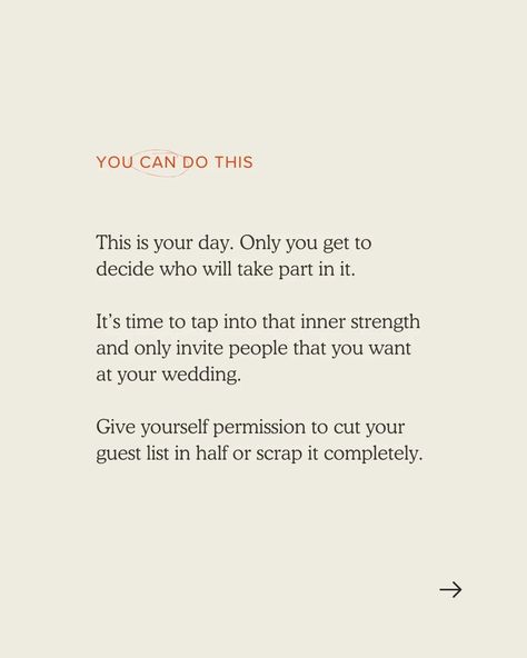 👇🏻 Lets ruffle some feathers: No one "deserves" to be at your wedding. You and your partner's opinions are the only ones that matter. You deserve to have a wedding that means something to you. Anyone already married and wish they would have cut a few names from their guest list? 📣 Let us know below: #elopement #elopementphotographer #elopementplanner Guest List, You Deserve, Elopement Photographer, A Wedding, Elopement, Feathers, Meant To Be, Matter, Let It Be