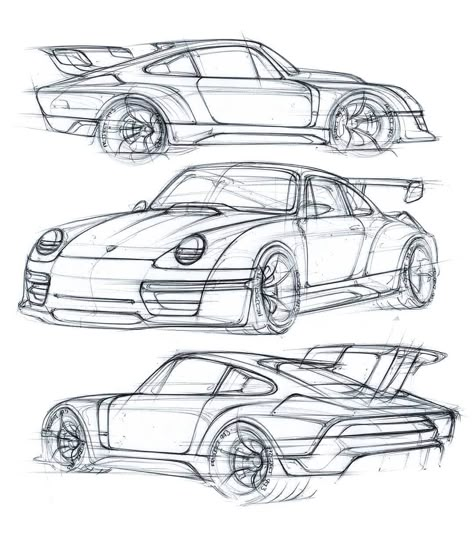 The Sketch Archive on Instagram: “Quick lines ✏🏎 • • • • • Credits: @mattparsons_sa • • • • • Some quick 993 sketches. A mix between RWB and the 935 revival. Planning to…” Different Cars, Cool Car Drawings, Car Drawing, Industrial Design Sketch, Cars Design, Car Design Sketch, Car Sketch, Cool Sketches, Sketch Ideas