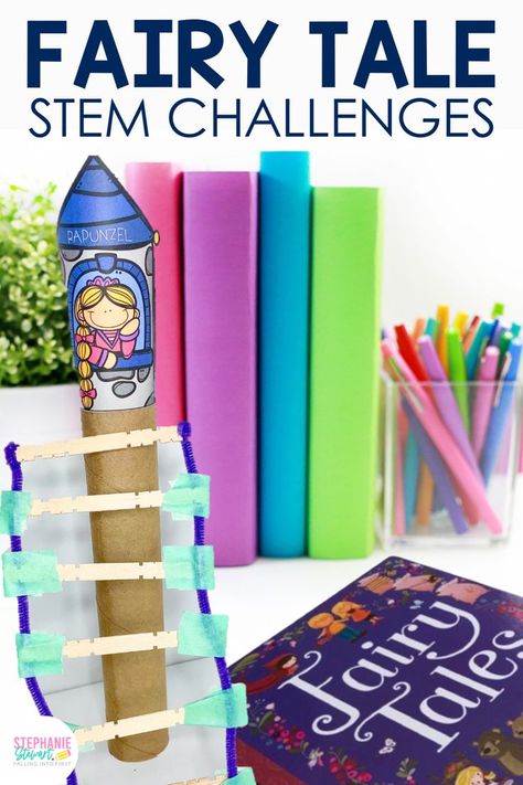 Fairy Tale Stem Activities, Fairy Tale Science, Fairy Tale Stem, Fairy Tales Unit, Early Elementary Resources, Third Grade Teacher, Stem Challenges, Literacy Skills, Elementary Teacher