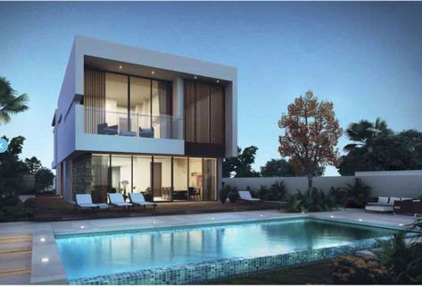 The Field by DAMAC | Modern Villas in DAMAC Hills Damac Hills, Golf View, Golf Pro Shop, Bedroom Luxurious, Modern Villas, Residential Development, Training Academy, Central Air Conditioning, Modern Villa