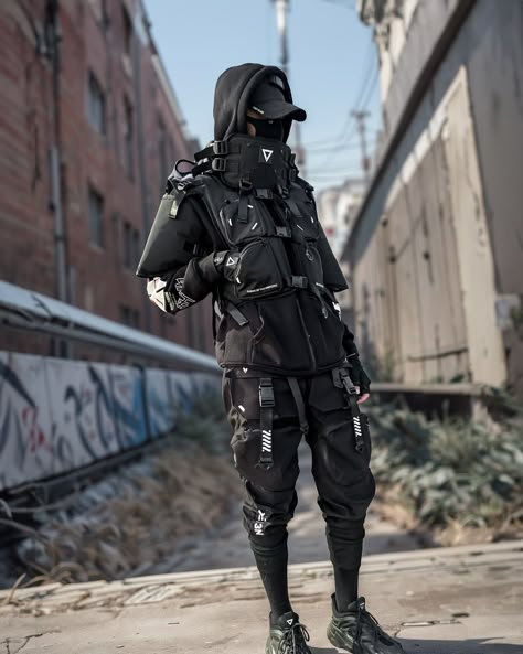 Elite Class membership agent @illoominoct . . . #fabricoftheuniverse #techwear #streetwear #cyberpunk #futureculture #fyp #fypシ Sci Fi Mens Fashion, Fabric Of The Universe Techwear, Cyberpunk Agent, Cyberpunk Style Men, Techwear Coat, Techwear Design, Cyberpunk Streetwear, Techwear Men, Fabric Of The Universe