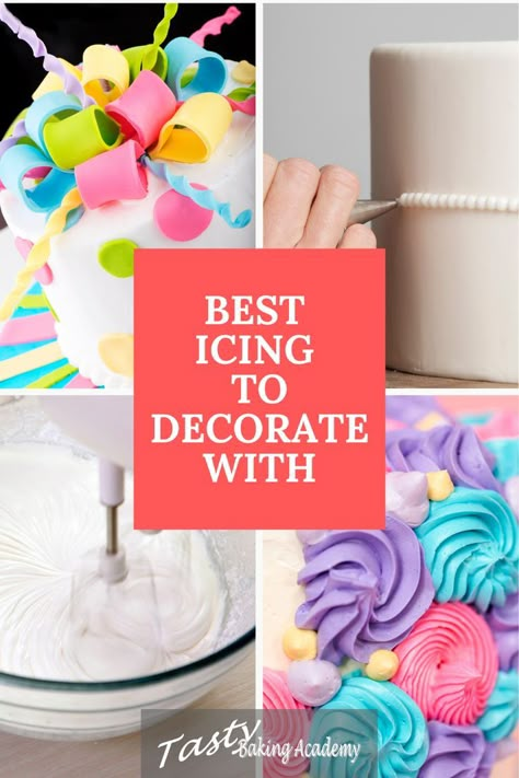 Best icing to decorate with Best Icing For Cupcake Decorating, Best Icing To Decorate Cupcakes, Easy Icing For Cake Decorating, Cake Piping Icing Recipe, Decorator Icing Cake, Best Decorating Icing For Cakes, Best Piping Icing Recipe, Icing For Decorating Cupcakes, Cake Frosting For Piping