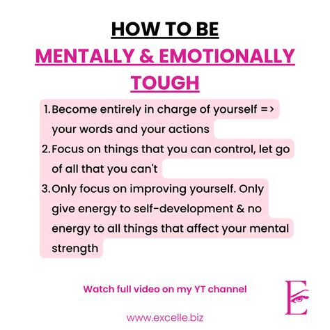 How To Not Have An Attitude, How To Be An Overachiever, How To Become Mentally Tough, How To Become A Better Person Mentally, How To Become Less Emotional, How To Be Tough, How To Empower Yourself, How To Be More Private, How To Have A Strong Mindset