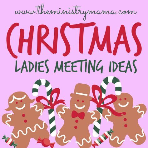 I have compiled a list of Christmas Ladies Meeting Ideas for you to be able to quickly and easily have a resource. You can make your Christmas Ladies Meeting fun and full of meaning surrounding Chr… Ladies Meeting Ideas, Ladies Christmas Party, Retreat Themes, Games For Ladies, Church Christmas Party, Christmas Luncheon, Christmas Party Activities, Christmas Devotional, Christmas Tea Party