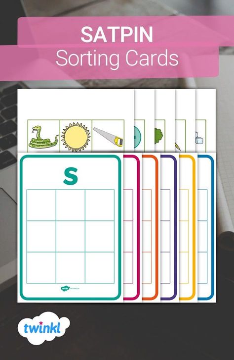 Initial Sounds Activities Eyfs, Satpin Activities Eyfs, Satpin Activities, Satpin Phonics, Initial Sounds Games, Initial Sound Activities, Jolly Phonics Activities, Fun Phonics Activities, Letter Sorting