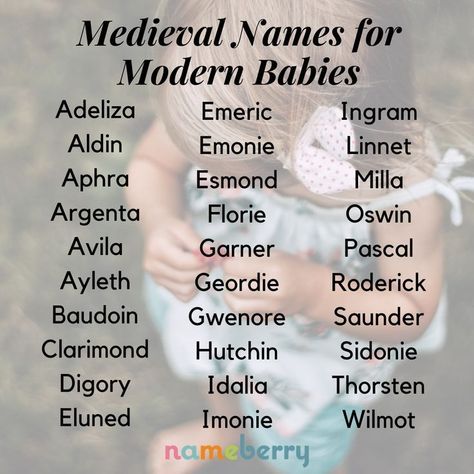 Sep 14, 2020 - This Pin was discovered by ♡︎ Medieval Girl Names, Medieval Names, Medieval Modern, Unisex Baby Names, Cool Baby Names, Fantasy Names, Baby Name List, Beautiful Names, Modern Names