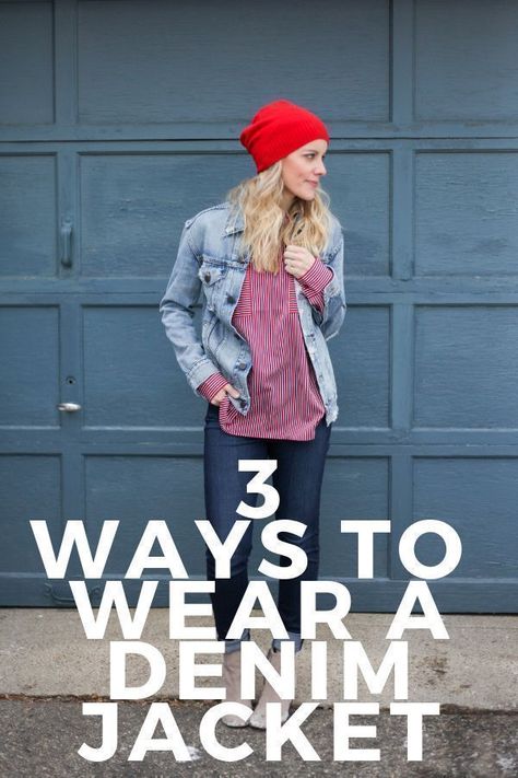 This post has 3 great outfit ideas for how to wear a denim jacket! This is a great fall transition piece and makes me so excited for cooler weather! Perfect for wearing into the spring and summer, too. How To Wear Denim Jacket, Fall Transition, Cold Weather Fashion, Fashion Night, Casual Chic Style, Great Ideas, Cozy Fashion, Womens Casual Outfits, Night Outfits