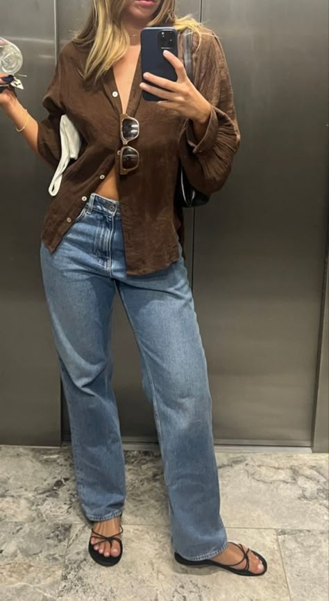 Fest Outfits, Spring Fits, Outfit Jeans, Kaia Gerber, Cowgirl Outfits, Mode Inspo, Looks Chic, 가을 패션, Mode Vintage