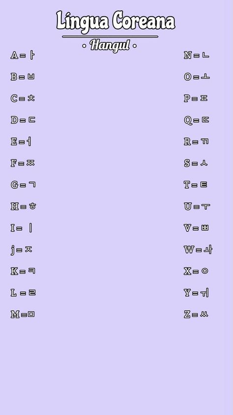 Korean Alphabet Letters A To Z, Korean Translated To English, Korean Alfabet A-z, Korean Alphabet Letters English, Korean Alphabet A-z, Korean Alphabet Letters, Learning Korean Grammar, Chinese Alphabet, Learn Basic Korean