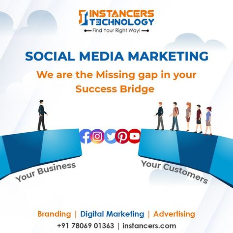 Social media marketing helps in every step to grab your customers with every helpful tool. Contact: +91 7806901363 Web: www.instancers.com #marketing #pondy #seo #website #webdevelopment #socialmediamarketing #digital #socialmedia #InstancersTechnology Social Media Marketing Post, Posters Layout, Graphic Design Posters Layout, Digital Marketing Design, Marketing Tactics, Poster Background, Skin Clinic, Poster Layout, Poster Background Design