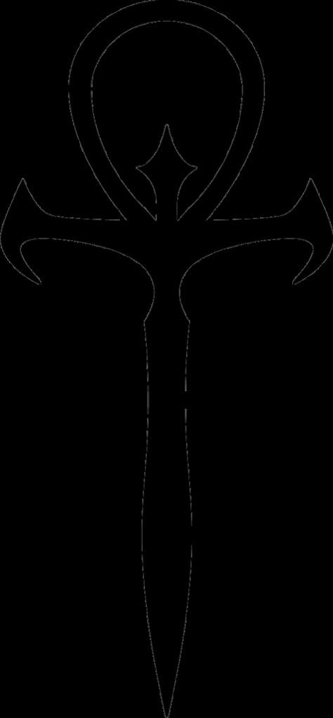 Vampire Ankh (I have this tattoo in Irish flag colors) Vampire Symbols, Wicca Pentacle, Ancient Vampire, Vampire Tattoo, Tatuagem Masculina Pequena, Filipino Tattoos, Cool Symbols, Vampire Masquerade, Cross Png