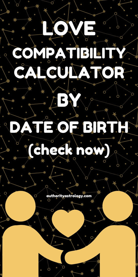 Unlock the secrets of your relationship with our Love Compatibility Calculator by Date of Birth. Understand how your stars align and strengthen your bond. Perfect for finding true compatibility with your partner. Check it out now! Secret Relationship Wallpaper Ideas, Scorpio Dates Of Birth, Numerology Birth Date, Sign Compatibility, Astrology Signs Compatibility, Zodiac Compatibility Chart, Diner Ideas, Numerology Compatibility, Compatibility Test