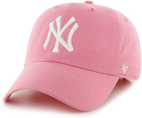 Ny Cap, New York Yankee Hat, Yankees Hat, Red Socks Fan, New York Yankees Baseball, Pink Cap, Yankees Baseball, Pink Accessories, Pink Hat